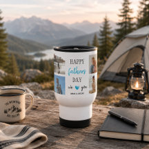 Caneca de Viagem do Dia dos Pais | Colagem Persona