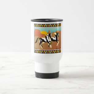 Caneca de viagem do Equestrian do espírito do