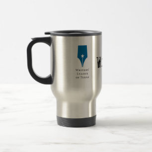 Caneca de viagem do escritor