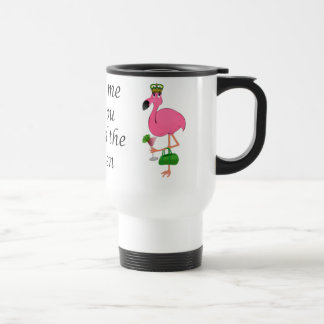 Caneca de viagem do flamingo