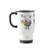Caneca de viagem do frango Roseanne