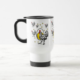 Caneca de viagem do frango Roseanne