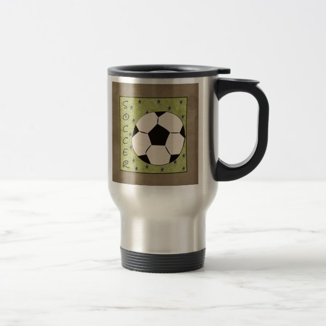 Caneca de viagem do futebol (Direita)