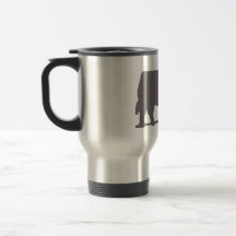 Caneca de viagem do gado de Aberdeen Angus