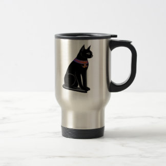 Caneca de viagem do gato de Bastet