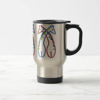 Caneca de viagem do girafa