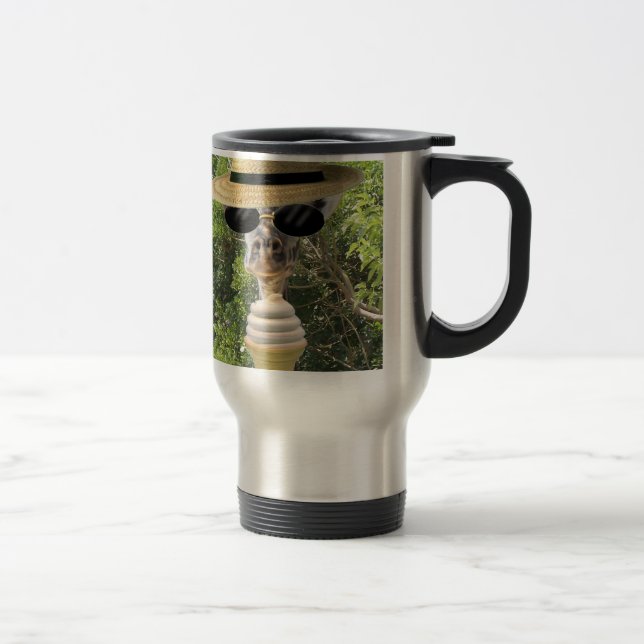 Caneca de viagem do girafa do verão (Direita)
