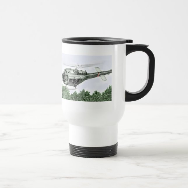 Caneca de viagem do helicóptero sanitário do (Direita)