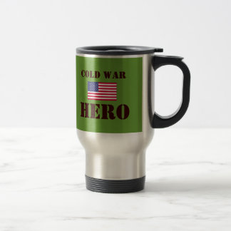 Caneca de viagem do herói da guerra fria