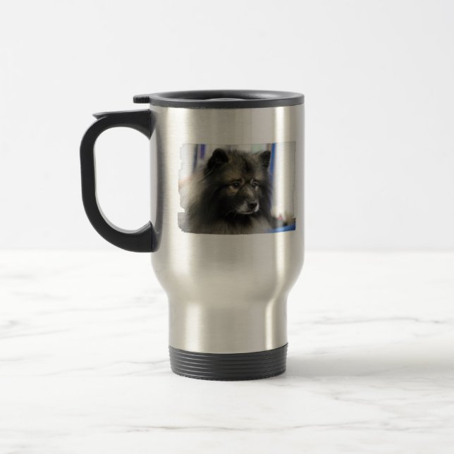 Caneca de viagem do Keeshond (Esquerda)