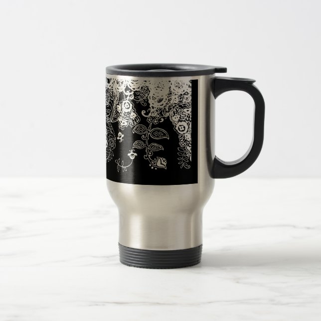 Caneca de viagem do laço de Paisley (Direita)