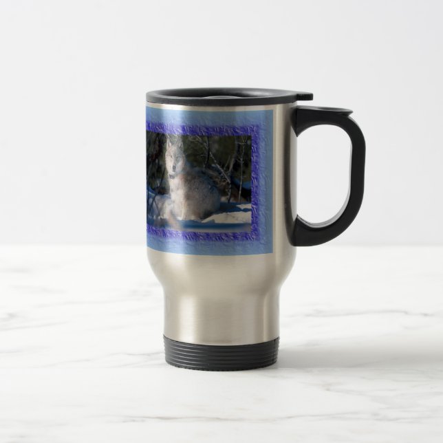 Caneca de viagem do lobo (Direita)