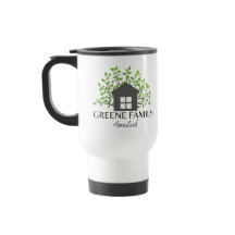 Caneca de viagem do logotipo com tampa