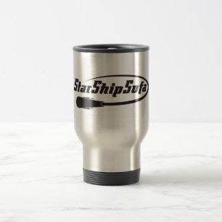 Caneca de viagem do logotipo de Starshipsofa