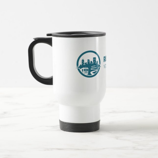 Caneca de viagem do logotipo RHN (Esquerda)
