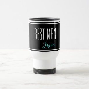 Caneca de viagem do Melhor Homem do Nome Personali