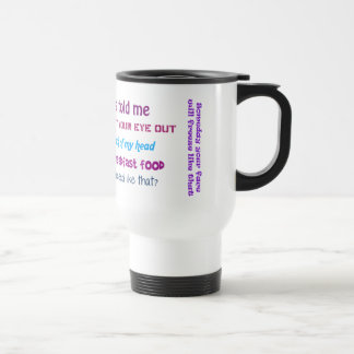 Caneca de viagem do Momism
