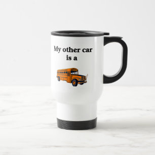 Caneca de viagem do motorista de auto escolar
