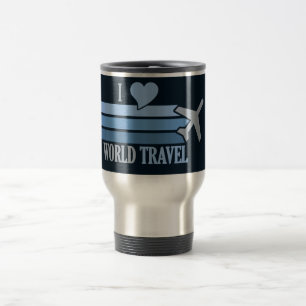 Caneca de viagem do mundo - escolha o estilo & a