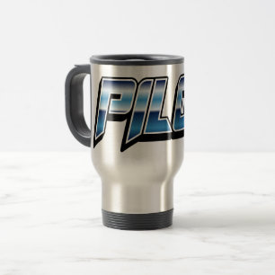 Caneca de viagem do Piloto Moderno legal