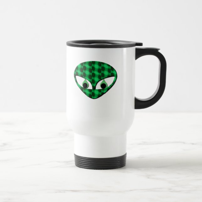 Caneca de viagem do plástico da alienígena da área (Direita)