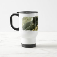 Caneca de viagem do plástico da pantera do sono