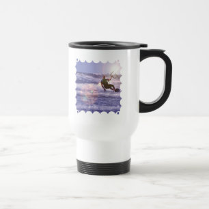 Caneca de viagem do plástico de Kitesurfer