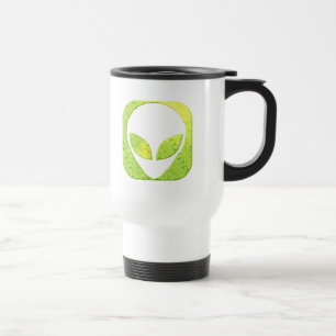 Caneca de viagem do plástico dos aliens