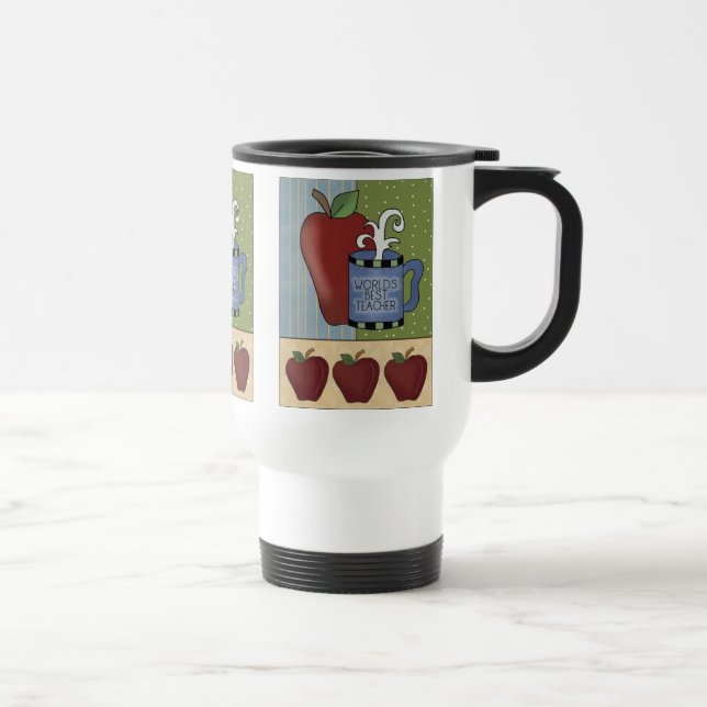 Caneca de viagem do professor do mundo a melhor (Direita)