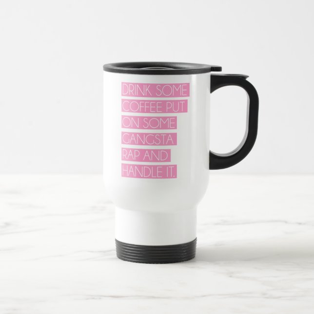 Caneca de viagem do rap de Gangsta (Direita)
