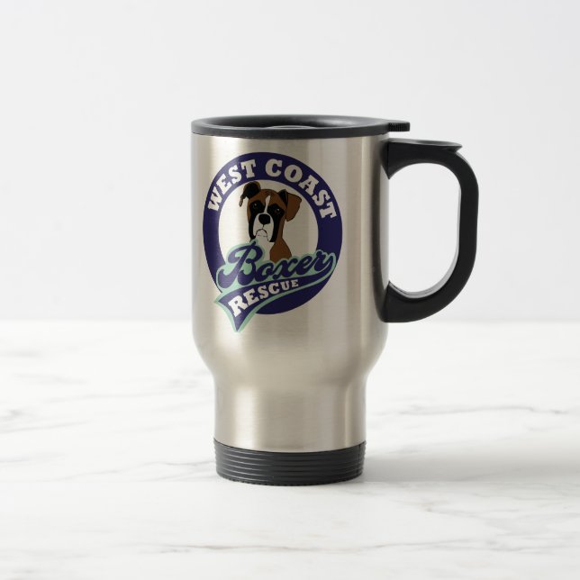Caneca de viagem do salvamento do pugilista da (Direita)