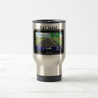Caneca de viagem do SAT NAM