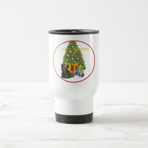 Caneca de Viagem do Skye Terrier Natal