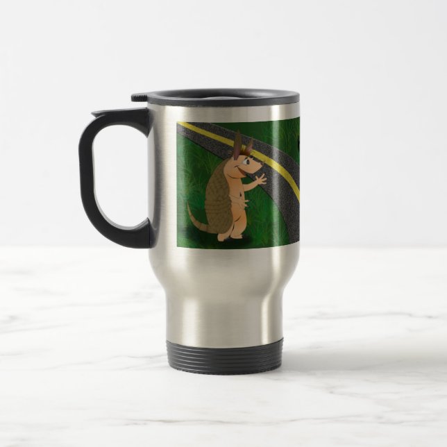 Caneca de viagem do tatu (Esquerda)