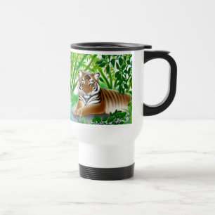 Caneca de viagem do tigre de Sumatran