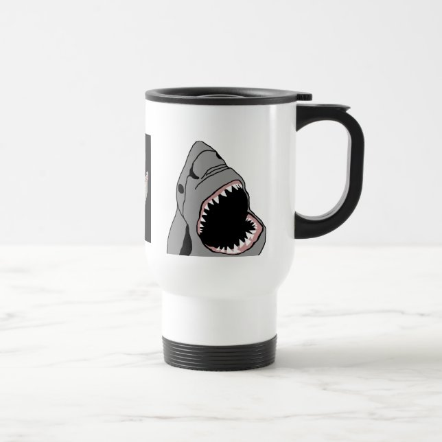Caneca de viagem do tubarão (Direita)