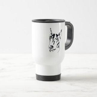 Caneca de viagem Doberman Pinscher