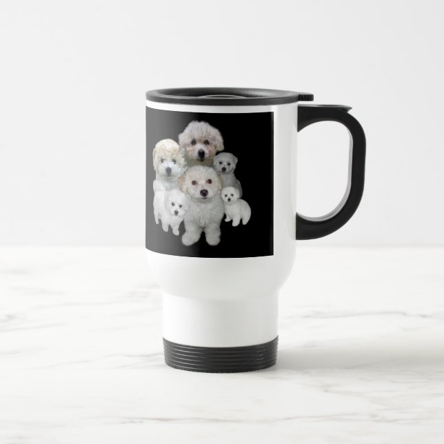 Caneca de viagem dos filhotes de cachorro de (Direita)