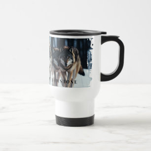 Caneca de viagem dos Lobos de Leve
