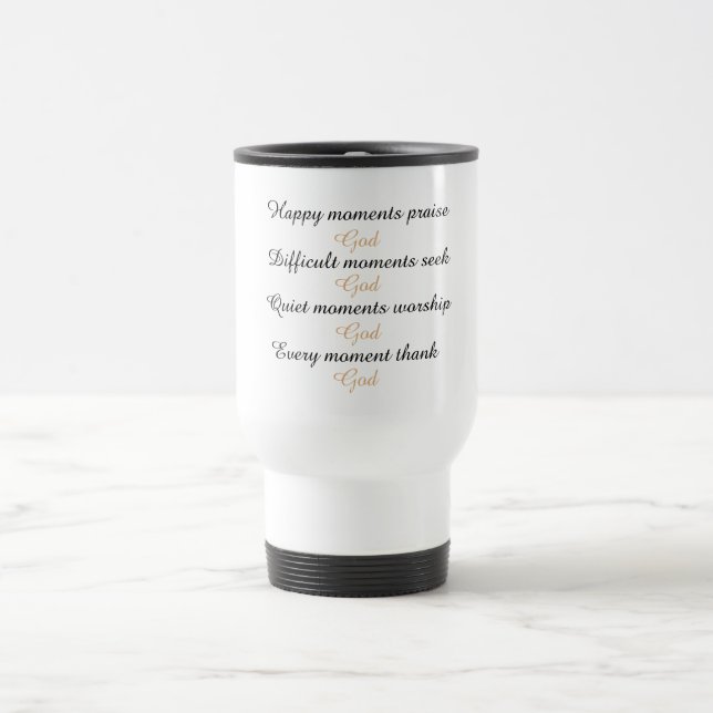 Caneca de viagem dos momentos (Centro)