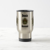 Caneca de viagem dos ossos maus" do crânio de