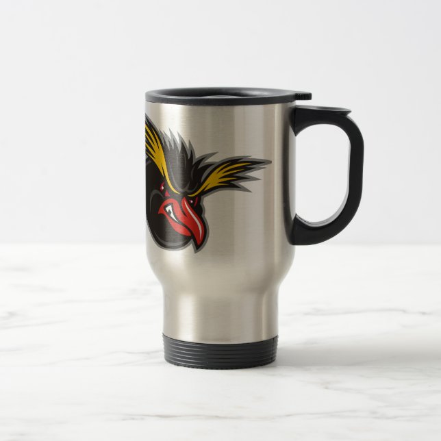 Caneca de viagem dos pinguins irritados" dos (Direita)