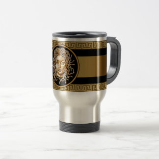 Caneca de viagem Dourada de corrente Medusa
