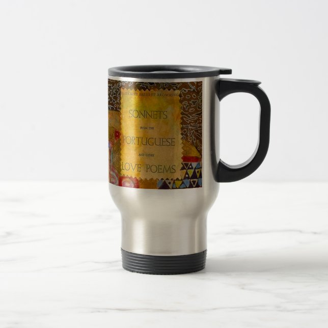 Caneca de viagem dourada do abraço de Klimt (Direita)