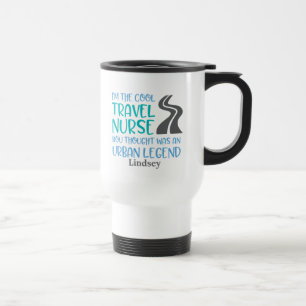 Caneca de viagem Enfermeira Viagem personalizada