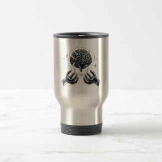 Caneca de Viagem Engenharia Elétrica Cérebro Ciber