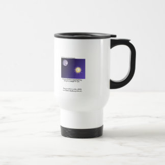 Caneca de Viagem Engraçada de Astronomia Trabalho