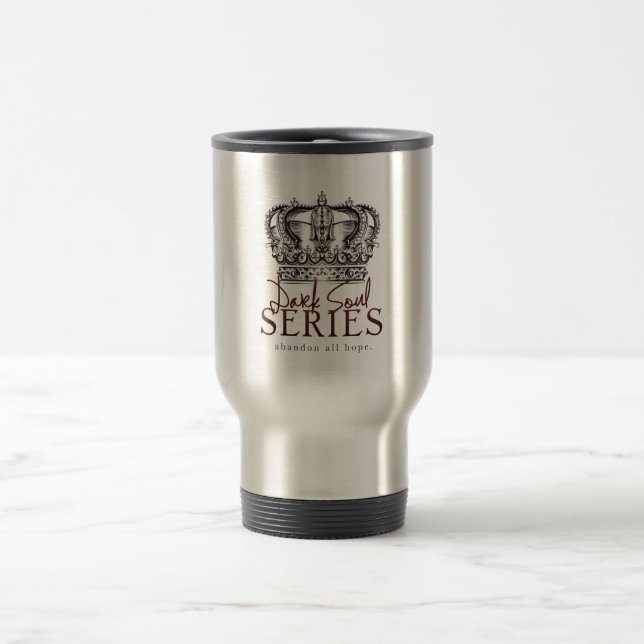Caneca de viagem escura da série da alma (Centro)