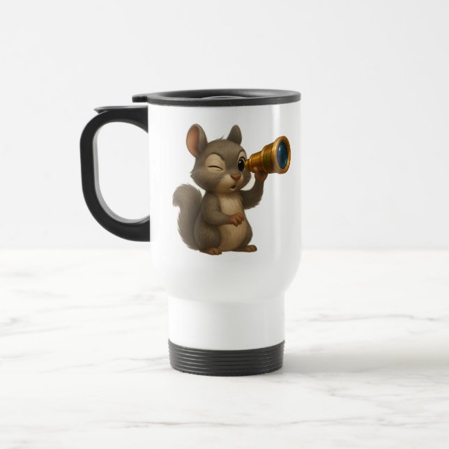 Caneca de viagem Espirtal - Arte Espiadora (Esquerda)