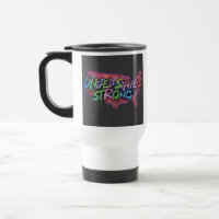 caneca de viagem "Estados Unidos Fortes".
